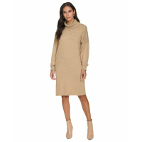 Calvin Klein 'Embellished Long-Sleeve Sweater Dress' pour Femmes