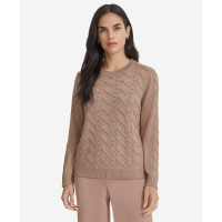 Calvin Klein 'Metallic Cable-Knit Sweater' pour Femmes