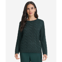 Calvin Klein 'Metallic Cable-Knit Sweater' pour Femmes