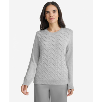 Calvin Klein 'Metallic Cable-Knit Sweater' pour Femmes