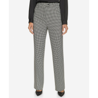 Calvin Klein Women's 'Straight-Leg Houndstooth Pants'