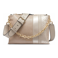 Calvin Klein 'Rain Signature Embossed Top Zipper Dual Strap Chain Crossbody' für Damen