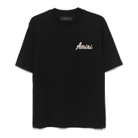 Amiri T-shirt 'Logo-Flocked' pour Hommes