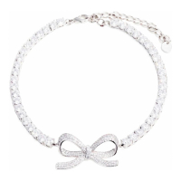 Self Portrait 'Diamante Bow Tennis' Choker für Damen