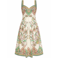 Etro Robe Midi 'Floral Print' pour Femmes