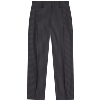 Ganni 'Pleated Pinstripe' Hose für Damen