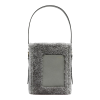 Valextra 'Soft Shearling Bucket' Mini Tasche für Damen