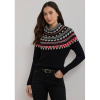 LAUREN Ralph Lauren 'Fair Isle Cotton' Rollkragenpullover für Damen