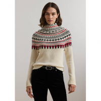 LAUREN Ralph Lauren 'Fair Isle Cotton' Rollkragenpullover für Damen