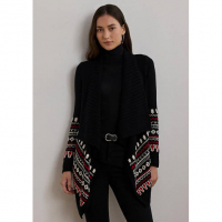 LAUREN Ralph Lauren 'Fair Isle Shawl Collar' Strickjacke für Damen