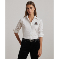 LAUREN Ralph Lauren 'Beaded-Crest' Hemd für Damen