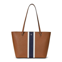 LAUREN Ralph Lauren 'Crosshatch Leather Medium Karly' Tote Handtasche für Damen