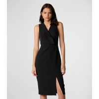 Karl Lagerfeld Paris 'V-Neck Side Slit' Midi Kleid für Damen