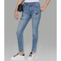 Karl Lagerfeld Paris 'Whimsy Patch' Jeans für Damen