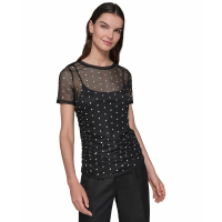 Karl Lagerfeld Paris 'Embellished' T-Shirt für Damen