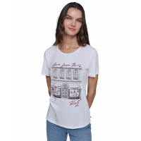 Karl Lagerfeld Paris 'Shopping Graphic' T-Shirt für Damen