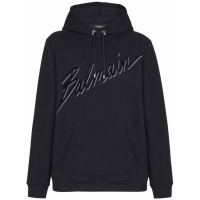 Balmain 'Flocked-Logo' Kapuzenpullover für Herren