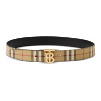 Burberry Ceinture 'Reversible Check Tb' pour Hommes