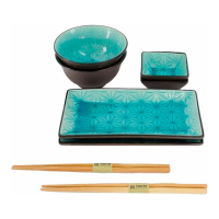 Tokyo Design Service À Sushi Glassy Turquoise Coffret Cadeau 8 Pièces Étoile