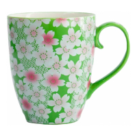 Tokyo Design Tasse Fleur Kawaii Vert 8,5X10,2Cm 300Ml Gb