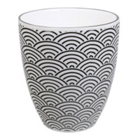 Tokyo Design Set De 6 Tasses À Thé Nippon Black En Porcelaine Noire