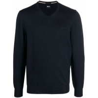 Hugo Boss Pull 'Logo-Embroidered V-Neck' pour Hommes