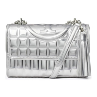 Tory Burch 'Small Fleming Metallic Quilted Convertible' Schultertasche für Damen