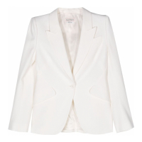 Alexander McQueen 'Crepe Peak-Lapels' Klassischer Blazer für Damen