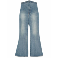 Alexander McQueen 'Fold Over Waist' Jeans für Damen