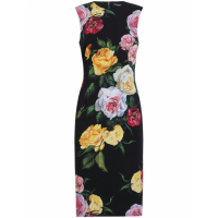 Dolce&Gabbana 'Floral-Print' Midi Kleid für Damen