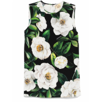 Dolce&Gabbana 'Gardenia-Print Charmeuse' Ärmelloses Top für Damen