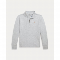 Ralph Lauren Kids 'Cotton Interlock Quarter-Zip Pullover' für Kleiner Jungen