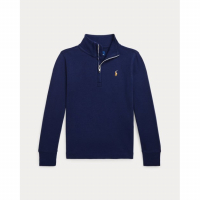 Ralph Lauren Kids 'Cotton Interlock Quarter-Zip Pullover' für Kleiner Jungen