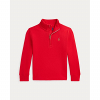 Ralph Lauren Kids 'Cotton Interlock Quarter-Zip Pullover' für Kleiner Jungen