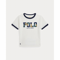 Ralph Lauren Kids 'Corduroy-Logo Cotton Jersey Tee' für Kleiner Jungen