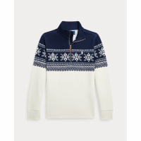 Ralph Lauren Kids 'Snowflake Double-Knit Pullover' für Kleiner Jungen