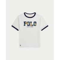 Ralph Lauren Kids 'Corduroy-Logo Cotton Jersey Tee' für großes Jungen