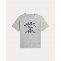 Ralph Lauren Kids 'Cotton Jersey Graphic Tee' für großes Jungen