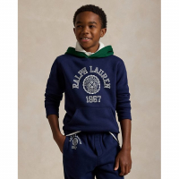 Ralph Lauren Kids 'Logo Color-Blocked Fleece Hoodie' für großes Jungen