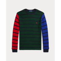 Ralph Lauren Kids 'Waffle-Knit Cotton Long-Sleeve Tee' für großes Jungen