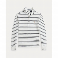 Ralph Lauren Kids 'Striped Cotton Quarter-Zip Pullover' für großes Jungen