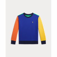 Ralph Lauren Kids 'Color-Blocked Double-Knit Sweatshirt' für großes Jungen