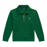 Ralph Lauren Kids 'Fleece Quarter-Zip Pullover' pour Enfant et petit garçon