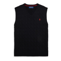 Ralph Lauren Kids 'Cable- Knit Sweater Vest' für großes Jungen