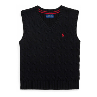 Ralph Lauren Kids 'Cable-Knit Sweater Vest' für Kleinkind & Kleiner Junge