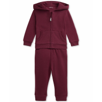 Ralph Lauren Kids 'Fleece Hoodie & Pant Set' für Baby