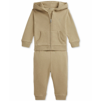 Ralph Lauren Kids 'Fleece Hoodie & Pant Set' für Baby