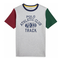 Ralph Lauren Kids 'Patchwork Cotton Jersey Graphic Tee' für Kleinkind & Kleiner Junge