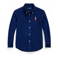 Ralph Lauren Kids 'Polo Bear Corduroy Shirt' für Kleinkind & Kleiner Junge