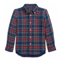 Ralph Lauren Kids 'Buffalo Check Double-Faced Cotton Shirt' für Kleinkind & Kleiner Junge